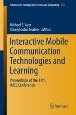 Interactive Mobile Communication Technologies And Learning Proceedings Of The 11th Imcl Conference 1st Edition Michael E Auer