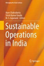 Sustainable Operations In India 1st Edition Ayon Chakraborty
