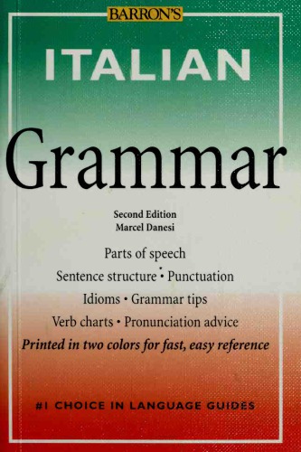 Italian Grammar 2nd Edition Marcel Danesi