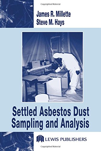 Settled Asbestos Dust Sampling And Analysis First Edition Hays