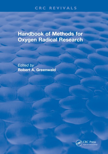 Handbook Methods For Oxygen Radical Research Greenwald Robert A