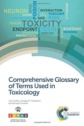 Comprehensive Glossary Of Terms Used In Toxicology 1st Edition John Duffus