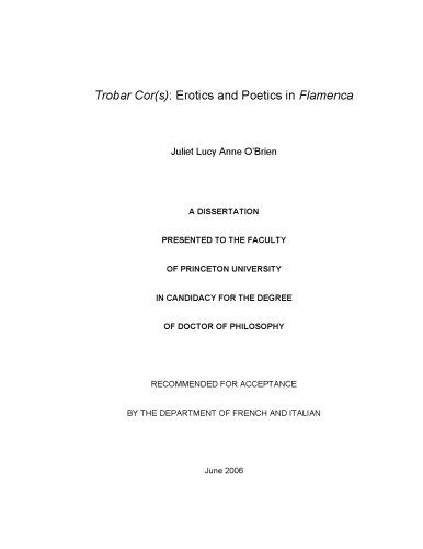 Trobar Cors Erotics And Poetics In Flamenca Juliet Lucy Anne Obrien