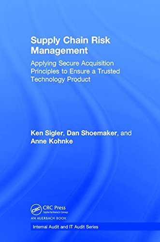 Supply Chain Risk Management Applying Secure Acquisition Principles To Ensure A Trusted Technology Product 1st Edition Ken Sigler