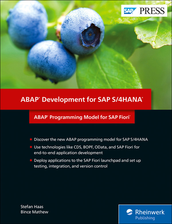Abap Development For Sap S4hana Stefan Haasbince Mathew