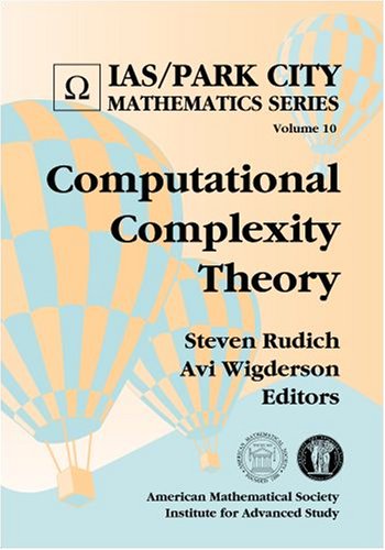 Computational Complexity Theory 2004th Edition Steven Rudich