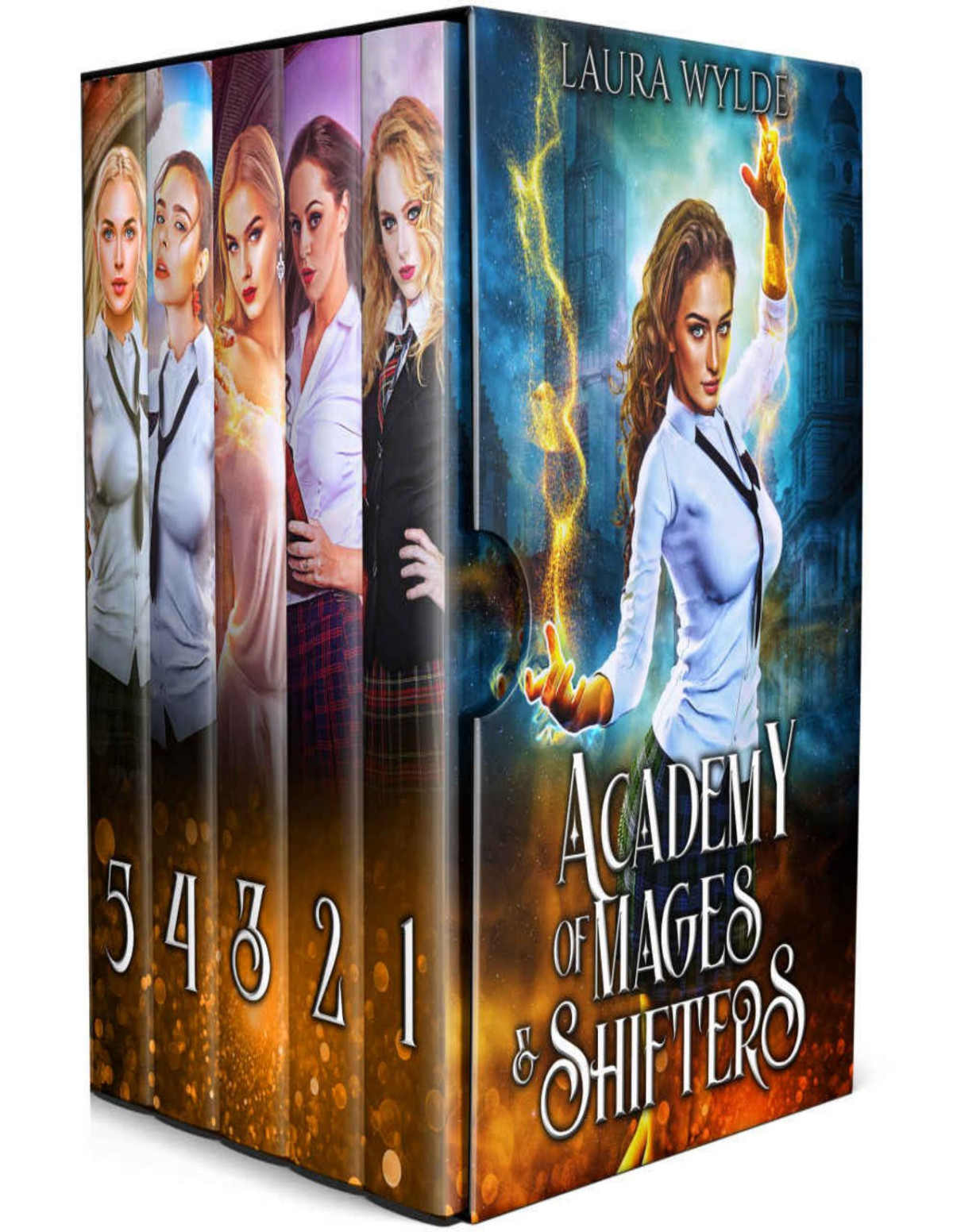 Academy Of Mages And Shifters A Paranormal Reverse Harem Box Set Laura Wylde