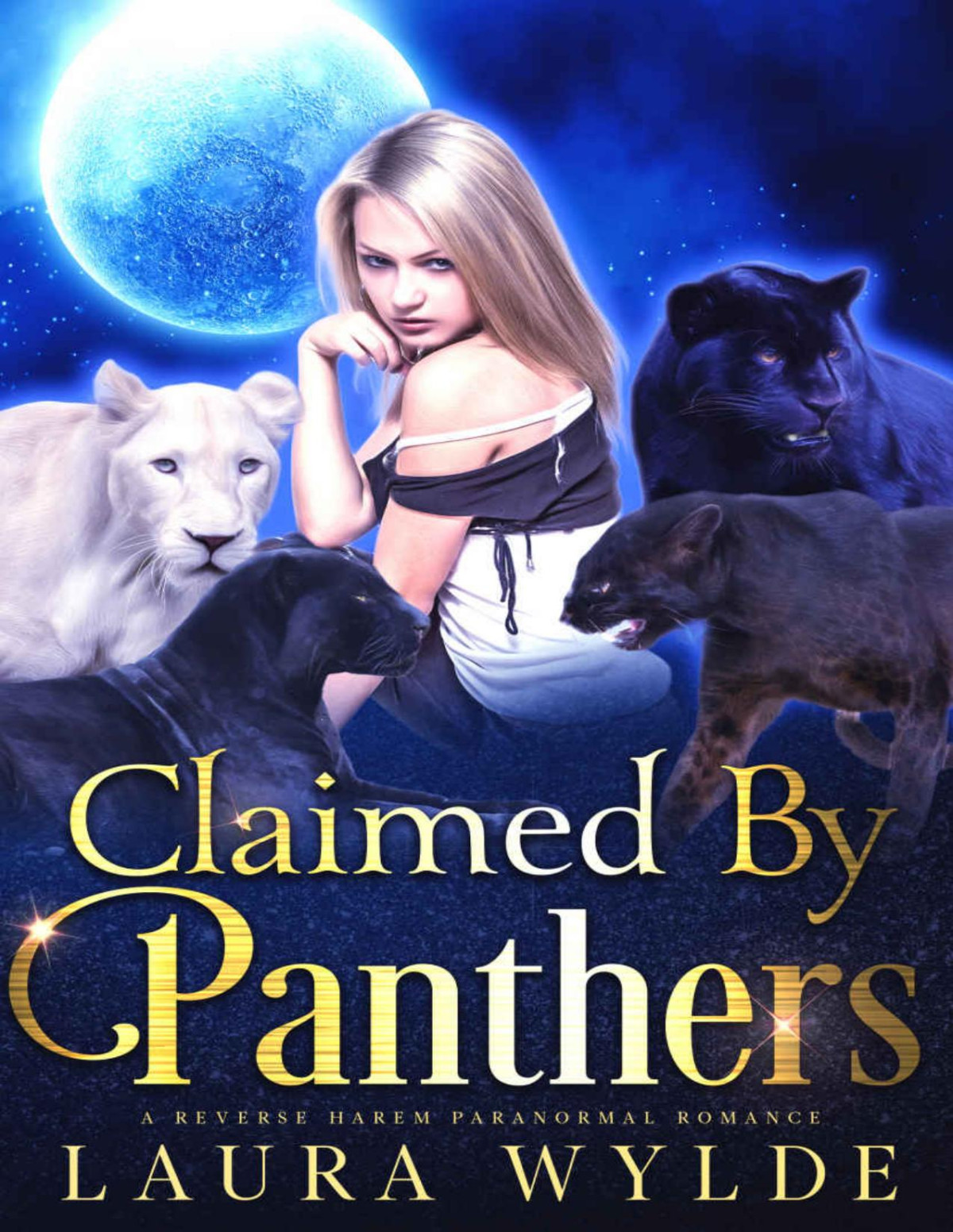 Claimed By Panthers A Reverse Harem Paranormal Romance Laura Wylde
