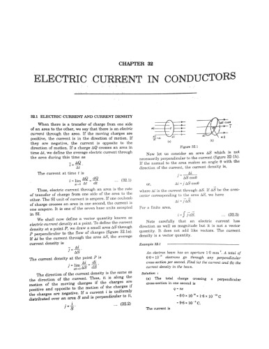 Hcv Chapter 32 Electric Current In Conductors Concepts Of Physics H C Verma Iit Jee Part 2 Various Engineering Entrance Exams Hcv H C Verma Harishchandra Verma