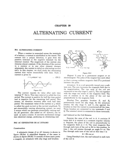Hcv Chapter 39 Alternating Current Concepts Of Physics H C Verma Iit Jee Part 2 Various Engineering Entrance Exams Hcv H C Verma Harishchandra Verma