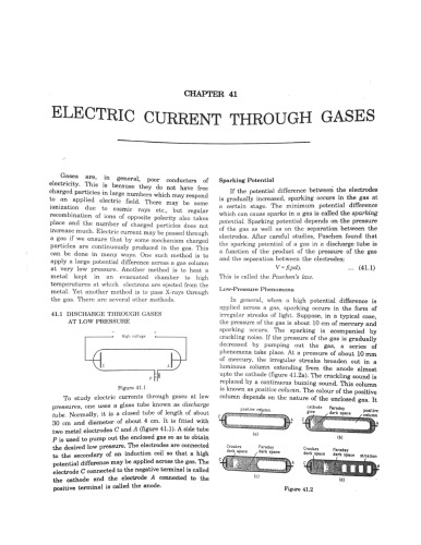 Hcv Chapter 41 Electric Current Through Gases Concepts Of Physics H C Verma Iit Jee Part 2 Various Engineering Entrance Exams Hcv H C Verma Harishchandra Verma