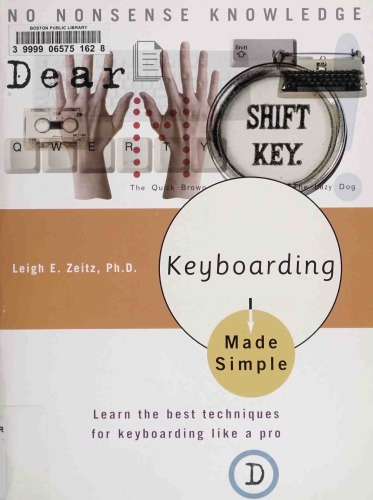 Keyboarding Made Simple 1st Leigh E Zeitz