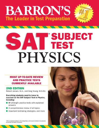 Barrons Sat Subject Test Physics 2nd Robert Jansen Greg Young