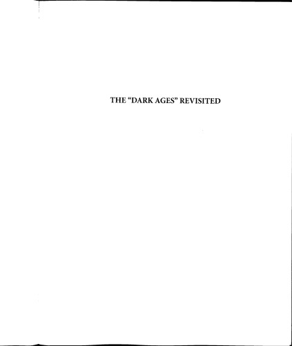 The Dark Ages Revisited Alexander Mazarakis Ainian