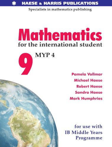 Mathematics For The International Student Year 9 Ib Myp 4 Pamela Vollmar Et Al