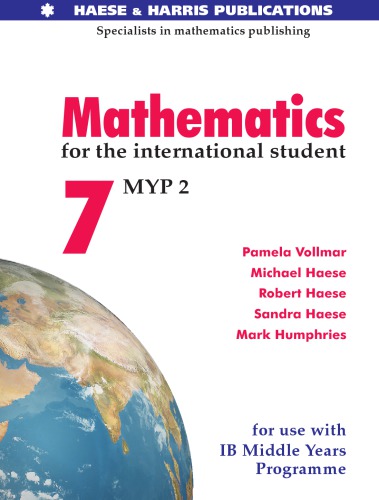 Mathematics For The International Student Year 7 Ib Myp 2 Pamela Vollmar Et Al