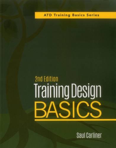 Training Design Basics 2nd Edition Saul Carliner