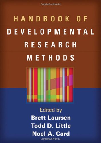 Handbook Of Developmental Research Methods 1st Edition Brett Laursen