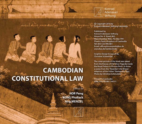 Cambodian Constitutional Law Hor Peng Kong Phallack Jrg Menzel