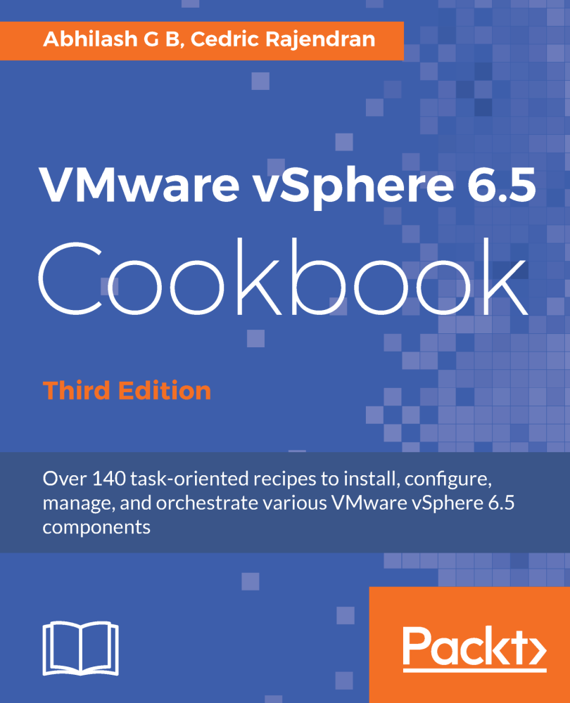Vmware Vsphere 65 Cookbook 3rd Edition Abhilash G B Cedric Rajendran