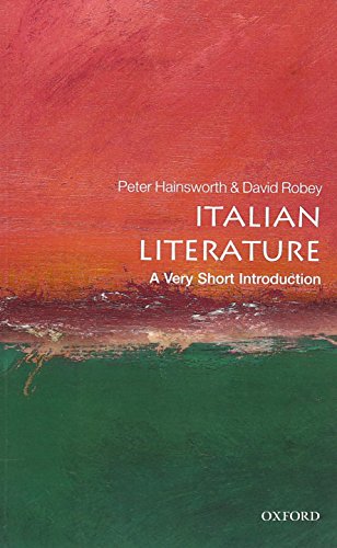 Italian Literature A Very Short Introduction 1st Edition Peter Hainsworth
