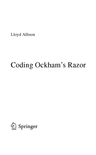 Coding Ockhams Razor Lloyd Allison