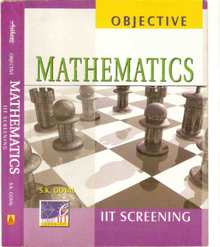 Objective Mathematics Iit Screening Sk Goyal