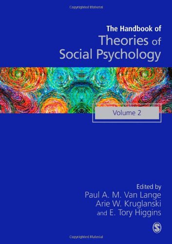 Handbook Of Theories Of Social Psychology Volume Two 1st Edition Paul A M Van Lange