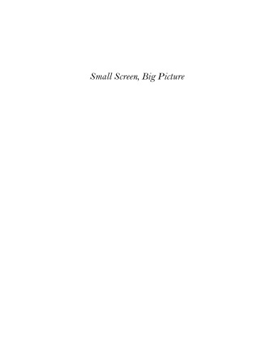 Small Screen Big Picture Television And Lived Religion Diane Winston Ed