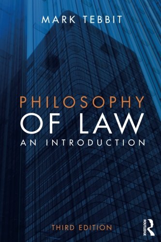 Philosophy Of Law An Introduction 3rd Edition Mark Tebbit
