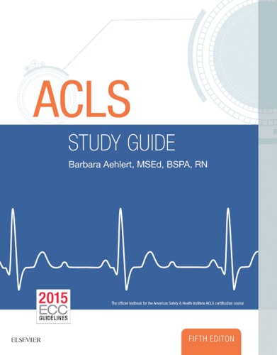 Acls Study Guide Ebook 5th Edition Barbara J Aehlert