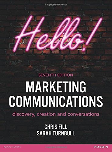 Marketing Communications Discovery Creation And Conversations 7th Chris Fill