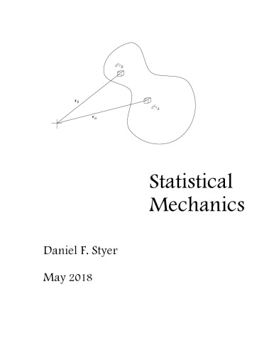 Statistical Mechanics Daniel F Styer