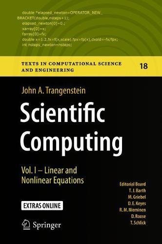 Scientific Computing Linear And Nonlinear Equations John A Trangenstein