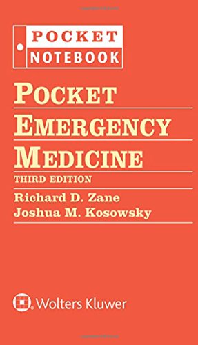 Pocket Emergency Medicine Third Richard D Zane Joshua M Kosowsky