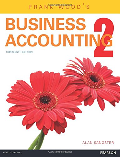 Frank Woods Business Accounting 13th Edition Frank Wood Alan Sangster