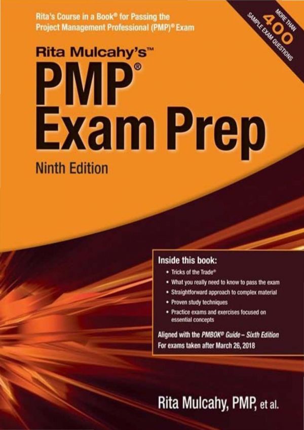 Pmp Exam Prep Ninth Edition 9th Rita Mulcahy