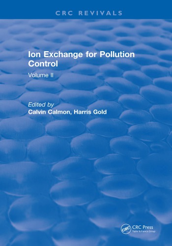 Ion Exchange Pollution Control Calmon Calvin Gold Harris Prober