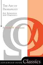 The Art Of Probability Hamming Richard W
