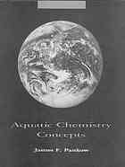 Aquatic Chemistry Concepts Pankow James F