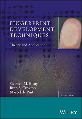 Fingerprint Development Techniques Theory And Application 1st Edition Stephen M Bleay