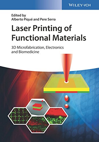 Laser Printing Of Functional Materials 3d Microfabrication Electronics And Biomedicine 1st Edition Piqu