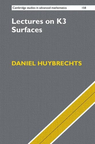 Lectures On K3 Surfaces 1st Edition Daniel Huybrechts