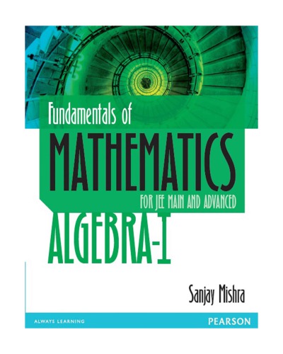 Algebra 1 Fundamentals Of Mathematics Sanjay Mishra