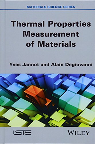 Thermal Properties Measurement Of Materials 1st Edition Yves Jannot