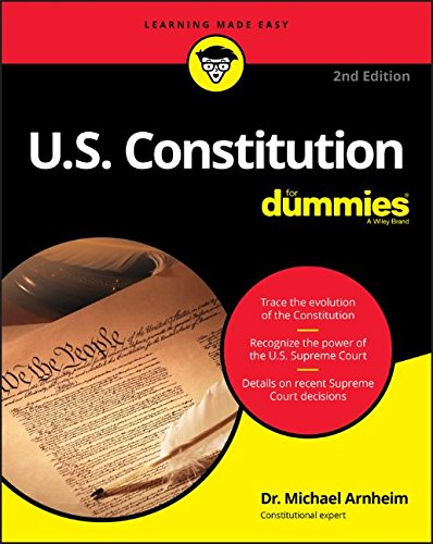 Us Constitution For Dummies 2nd Michael Arnheim