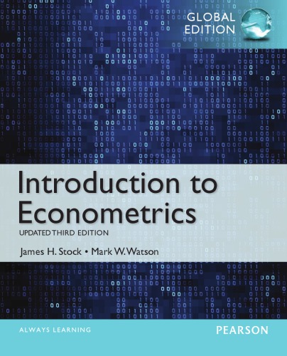 Introduction To Econometrics 3rd Global Stock James H Watson