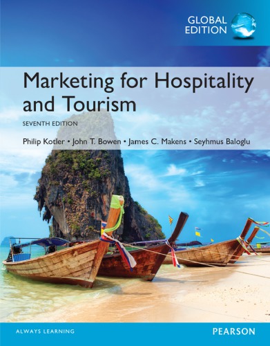 Marketing For Hospitality And Tourism Global Baloglu Seyhmus