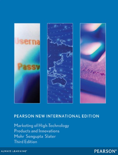 Marketing Of Hightechnology Products And Innovations 3rd Intern Mohr