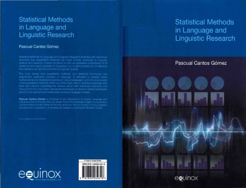 Statistical Methods In Language And Linguistic Research 1st Edition Pascual Cantos Gomez